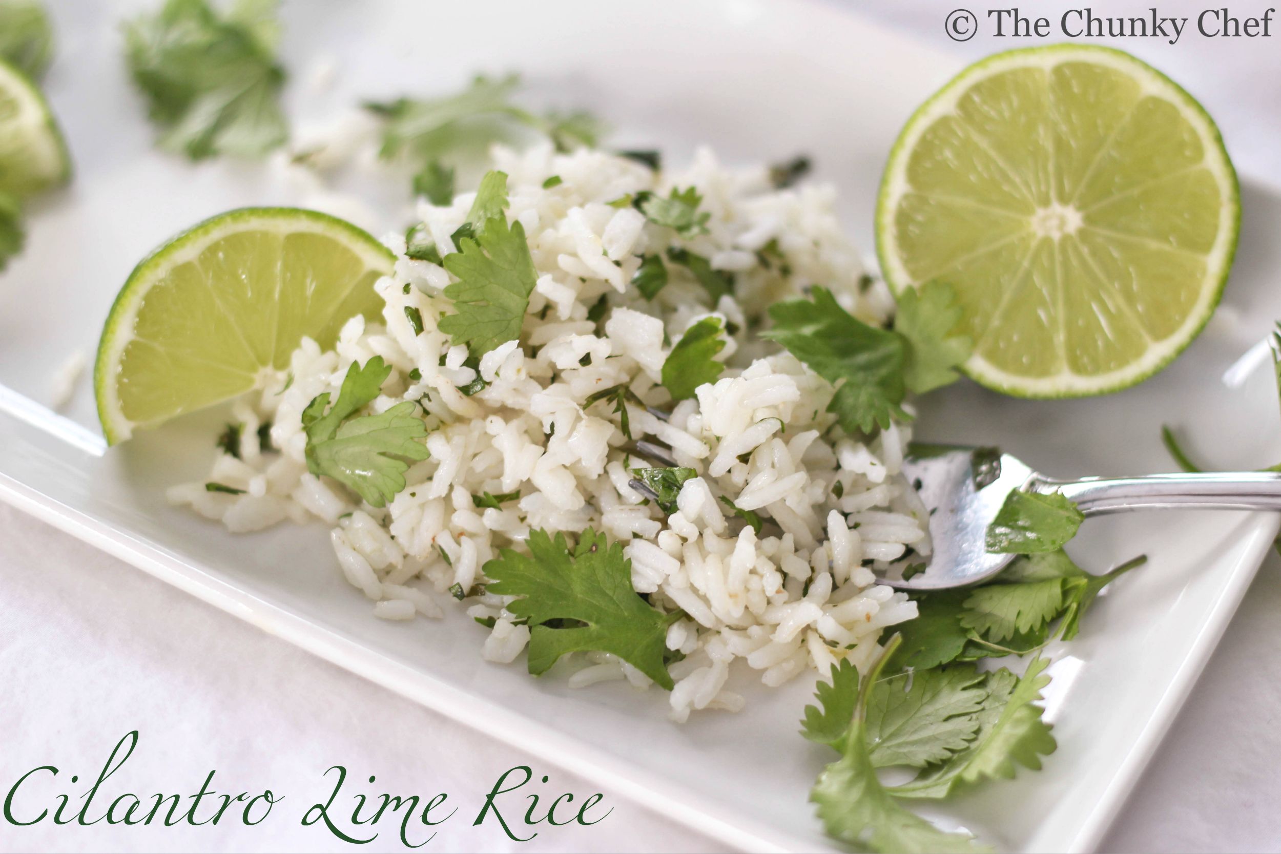 Cilantro Lime Rice The Chunky Chef