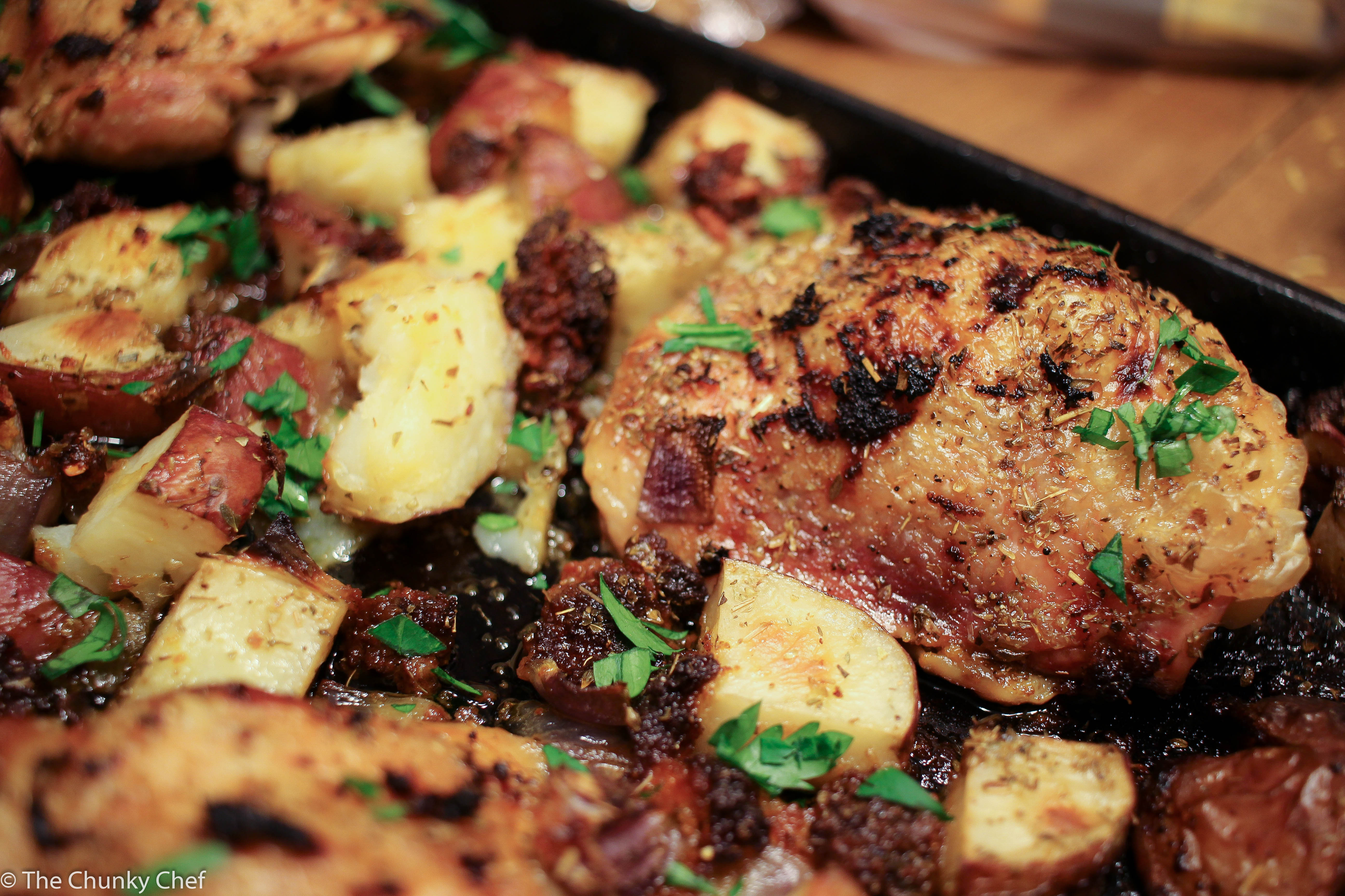 Spanish Chicken and Chorizo Bake The Chunky Chef