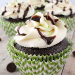 Cupcakes get an incredible deep chocolate flavor from some Guinness, and they're topped off with a rich Irish Cream frosting and a chocolate sauce drizzle.