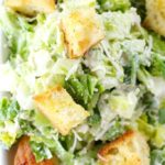 Forget about bottled salad dressing, this simple homemade caesar salad dressing is about 1000x better!