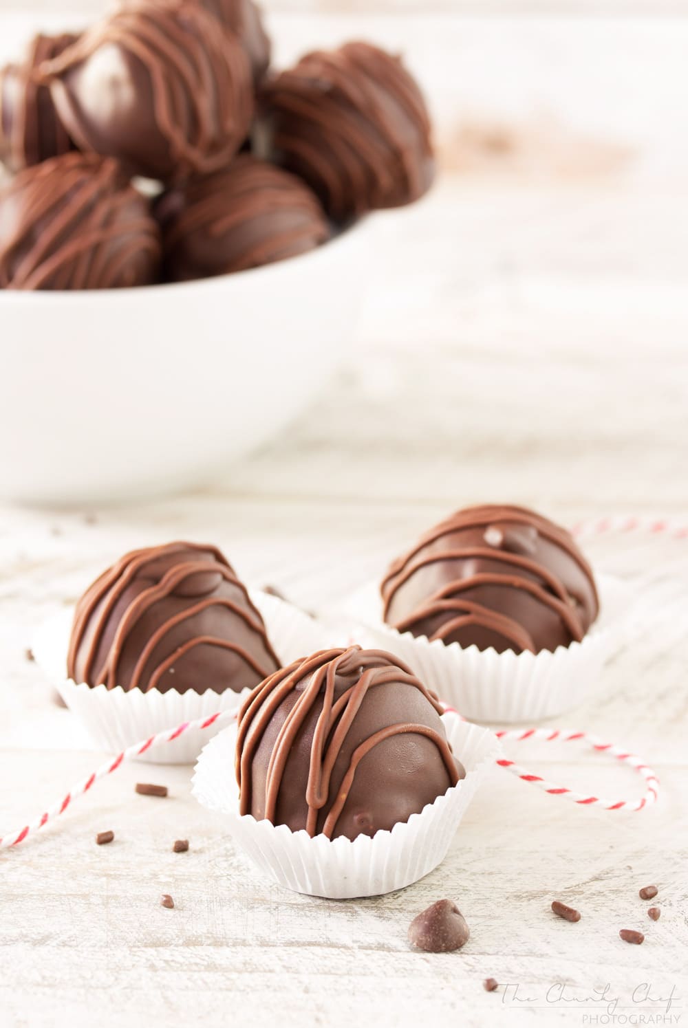 Triple Chocolate Cookie Dough Truffles The Chunky Chef