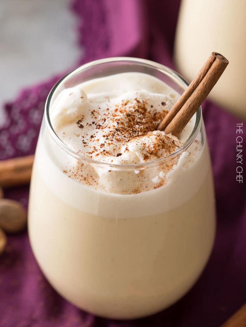 Homemade Eggnog Recipe (Traditional Eggnog Recipe) VIDEO!!!