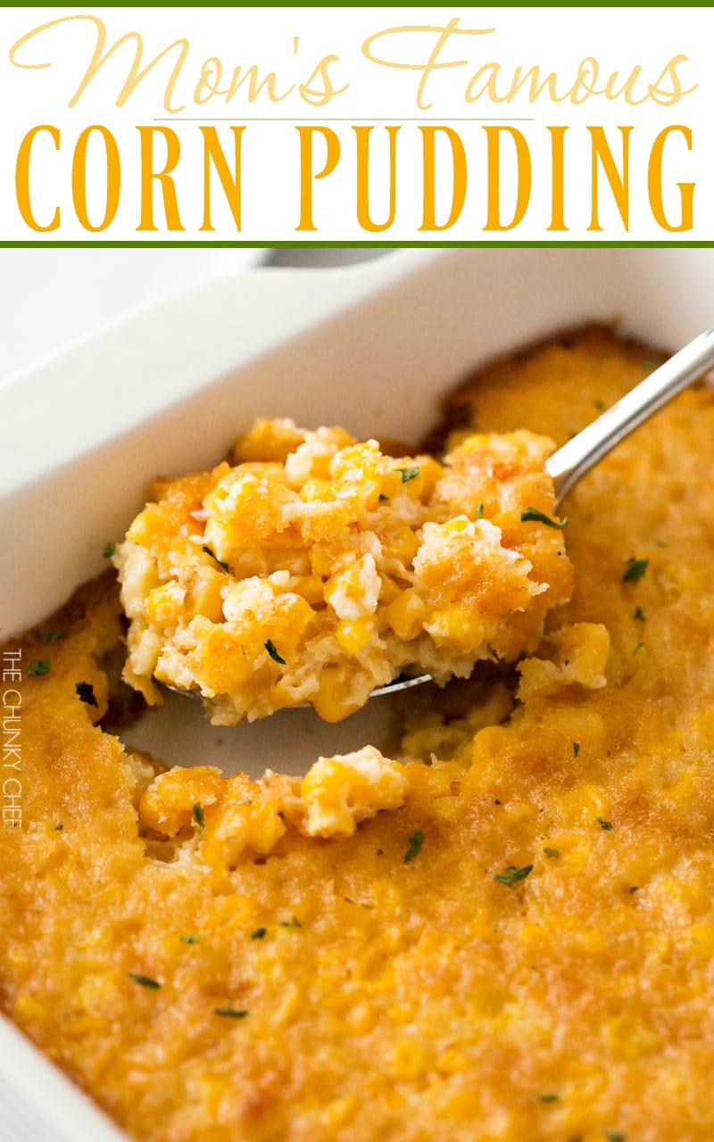 What are some recipes for creamy corn pudding?