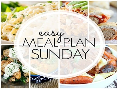 Easy Meal Plan Sunday (week 81)