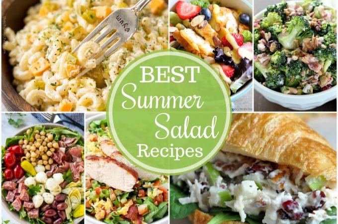 Best Summer Salad Recipes | A fantastic collection of the best summer salad recipes, perfect for a family dinner, summer BBQ or party! Get ready to get your salad on! | http://thechunkychef.com