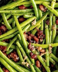 Garlic Green Beans with Bacon