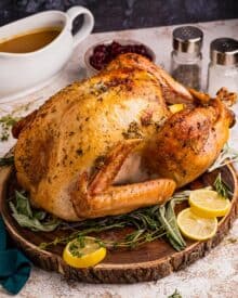 Garlic and Herb Roasted Turkey