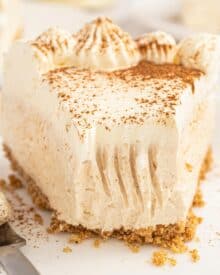 Eggnog No Bake Cheesecake
