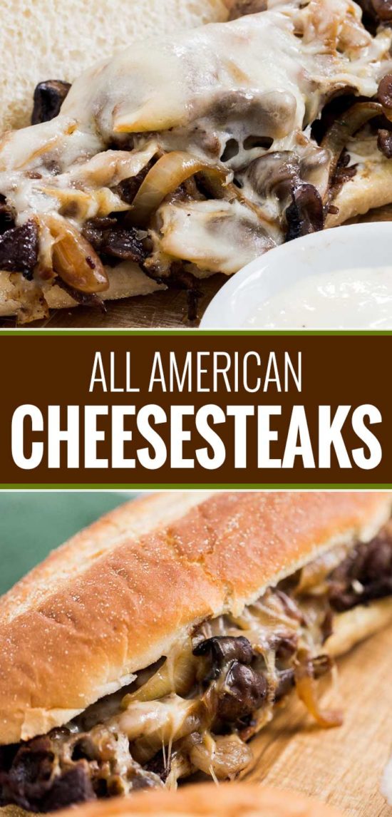 AllAmerican Cheesesteak with Horseradish Sauce The Chunky Chef