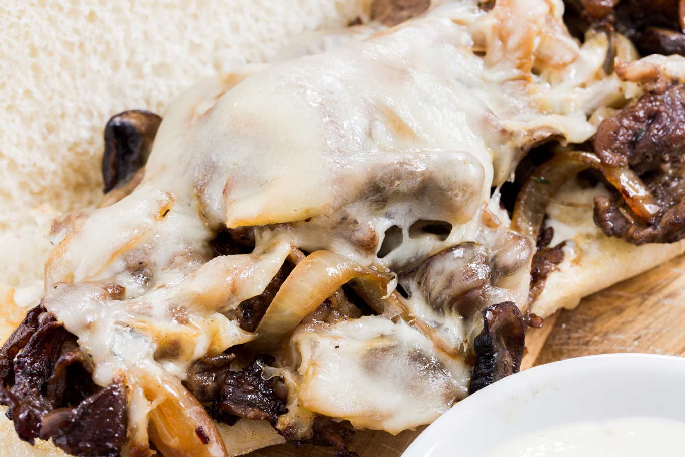 AllAmerican Cheesesteak with Horseradish Sauce The Chunky Chef