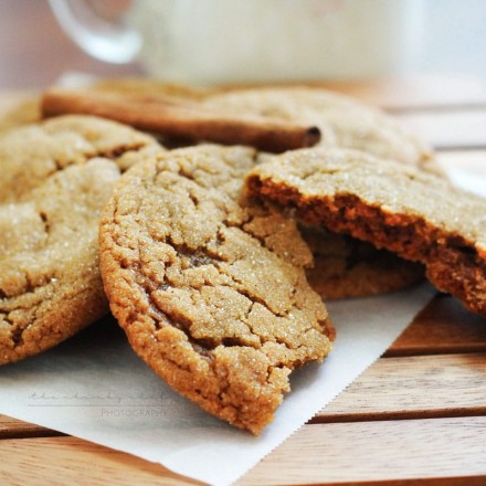 Soft Spiced Molasses Cookies | Soft and perfectly spiced, these cookies will soon become one of your favorite! These cookies are soft and chewy, with that classic dark molasses flavor!