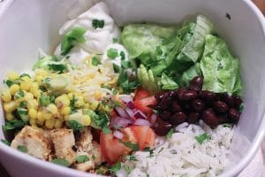 chicken burrito bowl