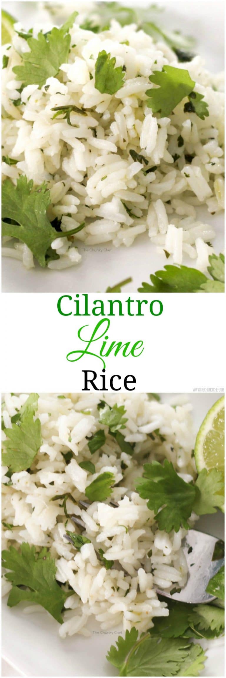 Cilantro Lime Rice The Chunky Chef