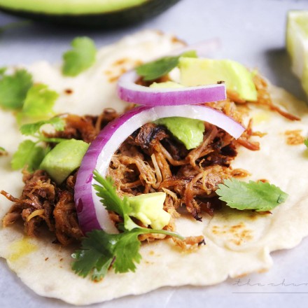 Slow Cooker Pork Carnitas | The Chunky Chef | The amazing combination of spices and citrus make these slow cooker pork carnitas an absolute must try recipe!