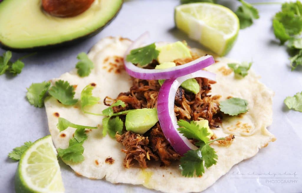 Slow Cooker Pork Carnitas | The Chunky Chef | The amazing combination of spices and citrus make these slow cooker pork carnitas an absolute must try recipe! 
