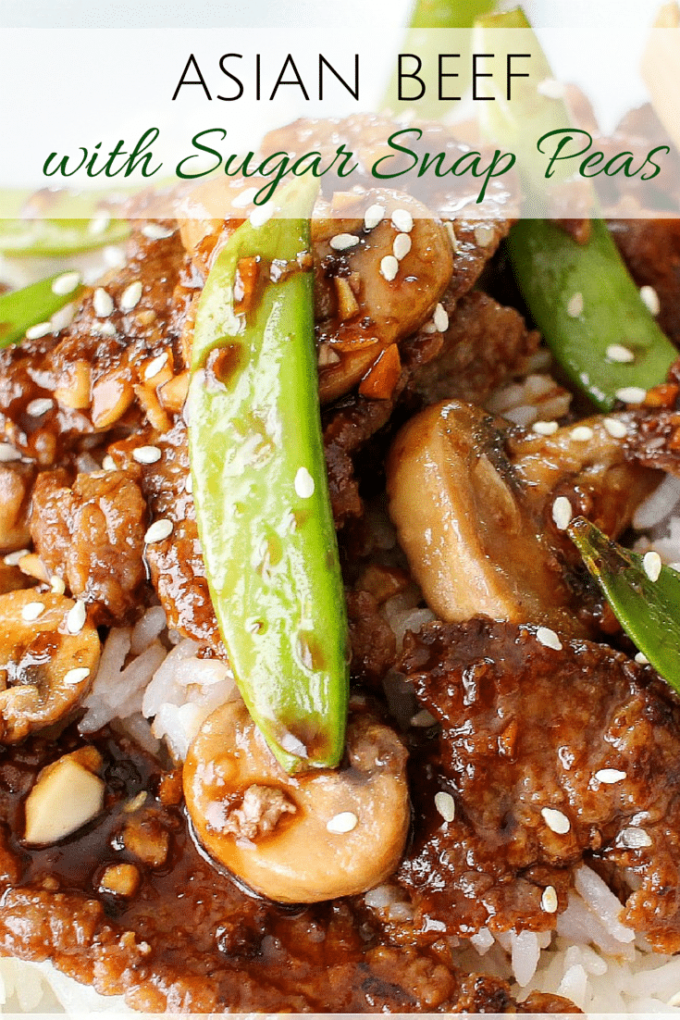 Asian Beef with Sugar Snap Peas The Chunky Chef