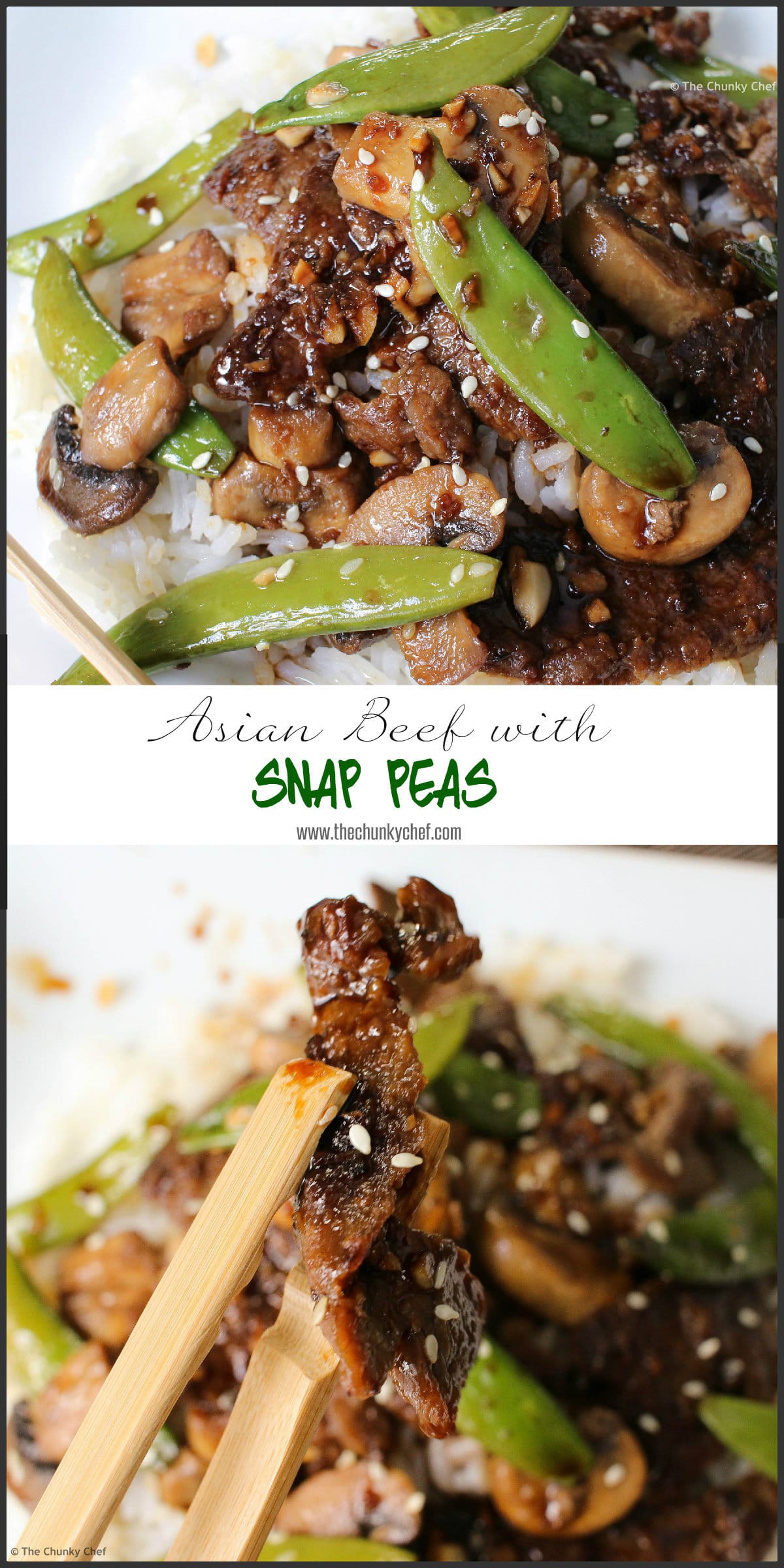 Deliciously savory and easy to make... try this Asian Beef with Sugar Snap Peas tonight!