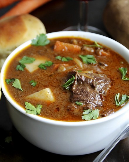 Beef Bourguignon | The Chunky Chef | Such a classic recipe... revamped a little bit and made easy to make for your whole family. Try this beef bourguignon soon!