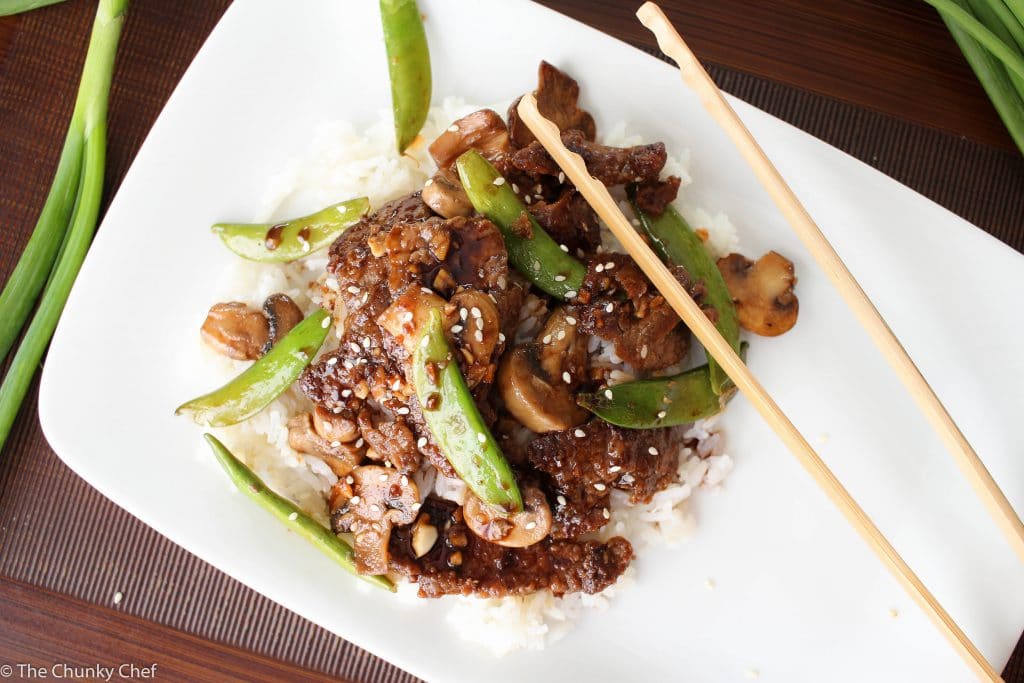 Deliciously savory and easy to make... try this Asian Beef with Sugar Snap Peas tonight!