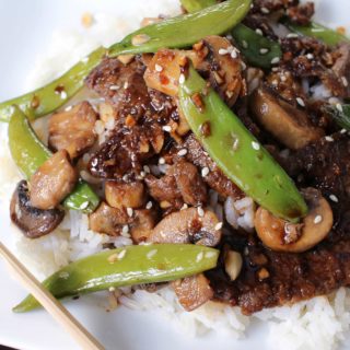 Deliciously savory and easy to make... try this Asian Beef with Sugar Snap Peas tonight!