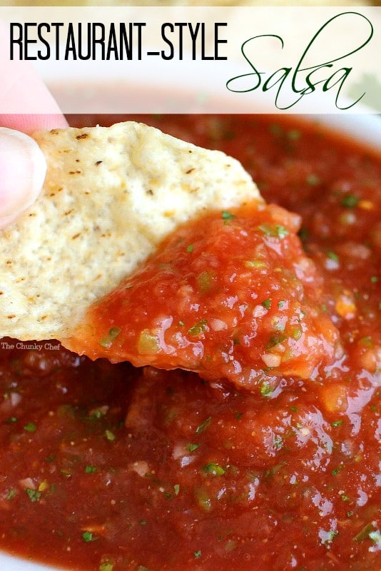 Bright and fresh, this salsa is the best you've ever tasted! So easy to make and it's sure to "wow" anyone you make it for!