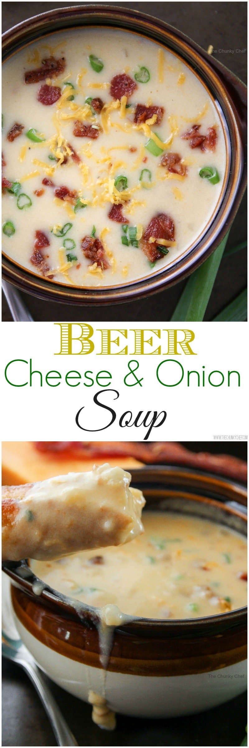 Beer Cheese Soup - You know that amazing beer cheese dip you get at pubs? Now you can make that at home, with the addition of flavorful caramelized onions!