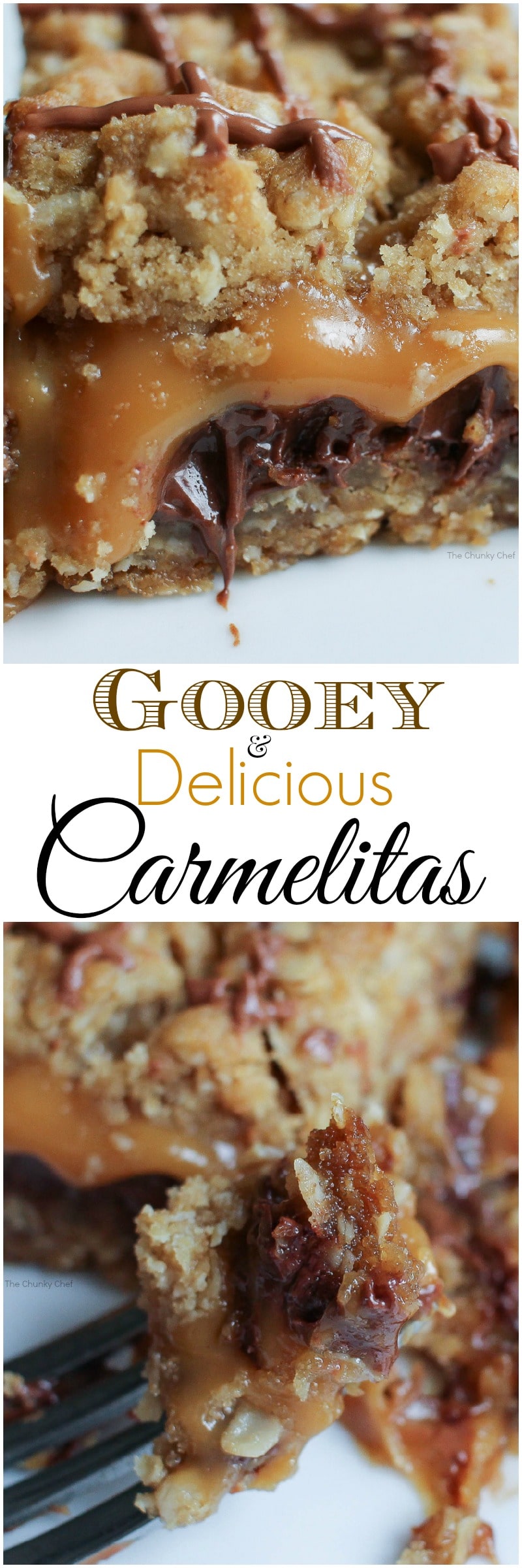 The perfect sweet treat for any occasion... these carmelitas are full of sweet oats, luscious chocolate and decadent melted caramel!
