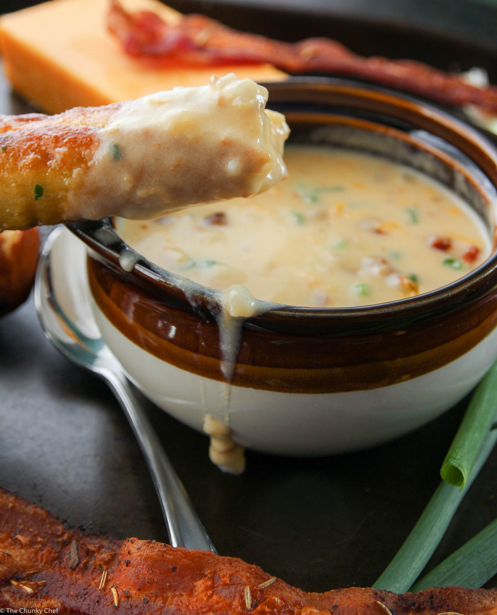 Beer Cheese and Onion Soup/Dip The Chunky Chef