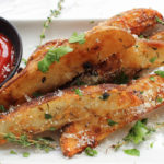 Parmesan and Garlic Wedge Fries - Sometimes you just want a good fry... deliciously crispy on the outside and hot and fluffy on the inside. These wedge fries are seasoned to perfection!
