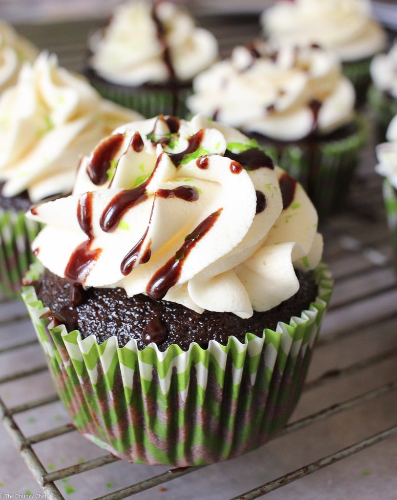 Chocolate Guinness Cupcakes with Irish Cream Frosting22 The Chunky Chef