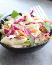 Perfectly sweet and deliciously tangy, this coleslaw is sure to be a crowd pleaser!
