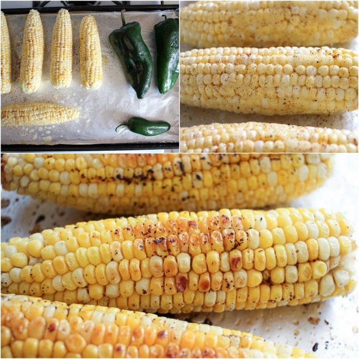 Sweet with a kick... this corn and poblano salsa has a wonderful roasted flavor!  
