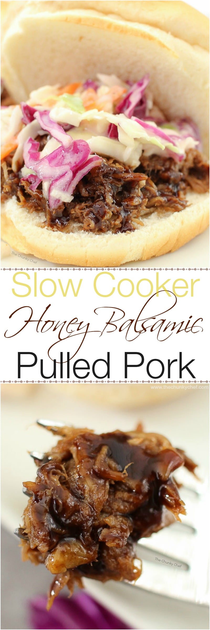 Garlicky, sweet, tangy, succulent and tender... this pulled pork BBQ is a "must have" for your next dinner or get together!