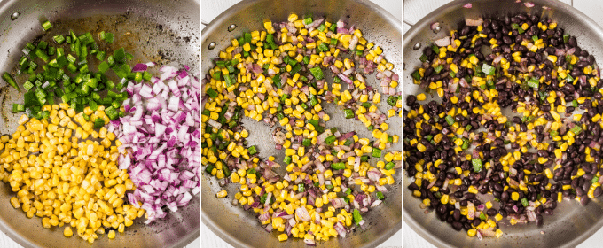 how to make the corn salsa