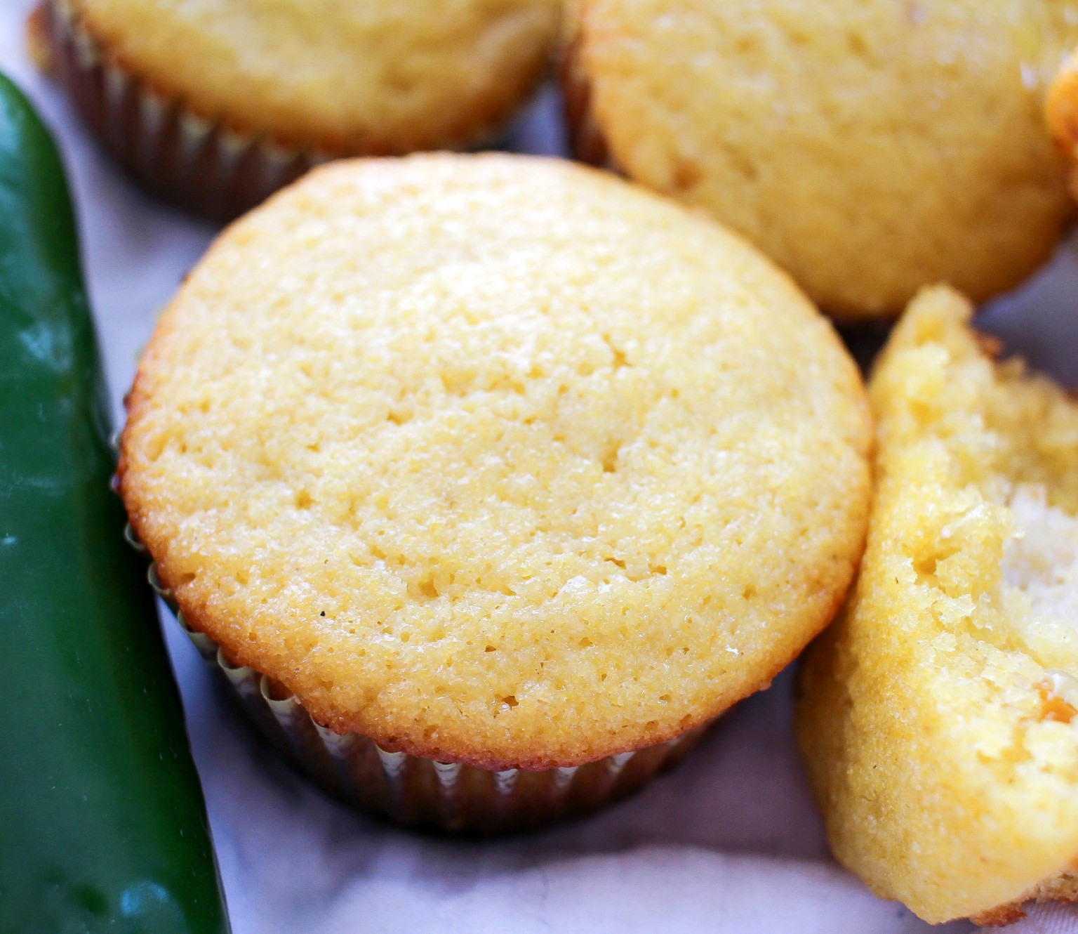 Honey Jalapeno Cornbread Muffins The Chunky Chef