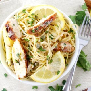 A quick and easy classic Italian dish, on your table in 30 minutes! Your family will love the bright fresh flavors of this easy lemon chicken piccata.