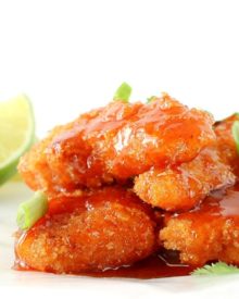 Simply put... you have to try these sweet and spicy sticky chicken fingers. Now. Today!! You'll love the sticky sauce with hints of sweetness and spice.