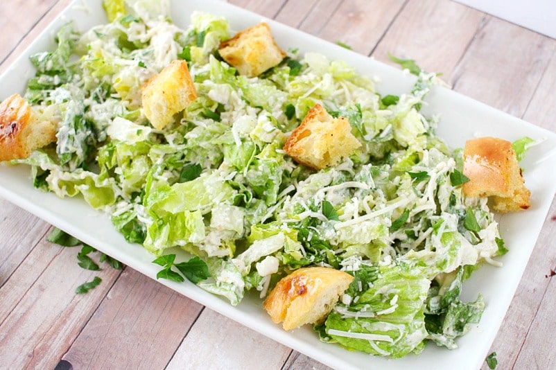 Homemade Caesar Salad Dressing - The Chunky Chef