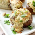Perfect for a party, or as a side dish for your meal... you have to try these sausage stuffed mushrooms! They're creamy, flavorful, and EASY!