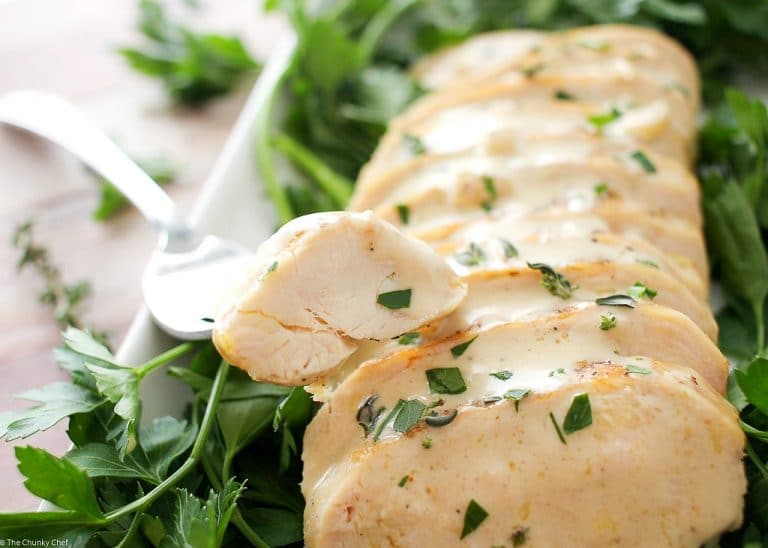 Pan Seared Chicken with a Creamy Mustard Sauce The Chunky Chef