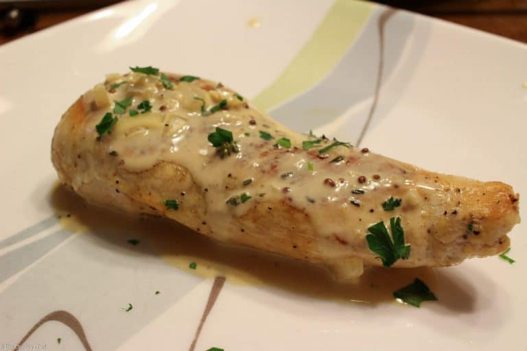 Pan Seared Chicken with a Creamy Mustard Sauce The Chunky Chef