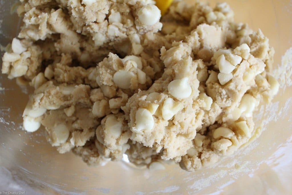 The ultimate white chocolate macadamia nut cookies... baked to soft and chewy perfection!