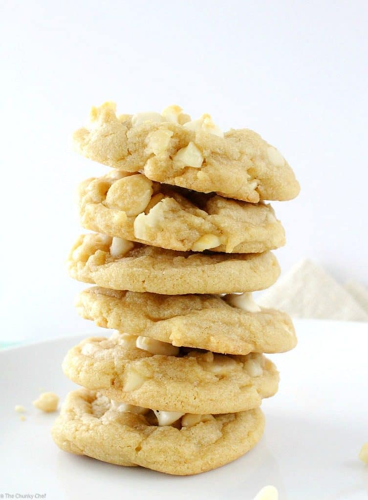 White Chocolate Macadamia Nut Cookies The Chunky Chef