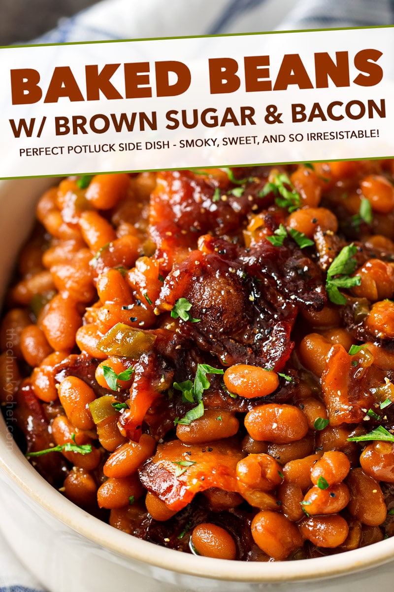 Easy Baked Beans (perfect potluck recipe!) The Chunky Chef