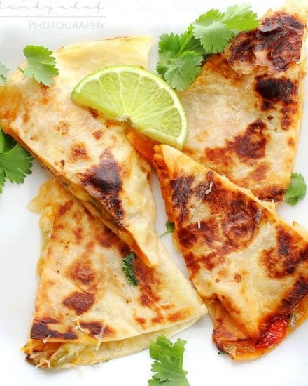 Chicken Fajita Quesadillas | Do you love chicken fajitas? Do you love quesadillas? Combine the two and you have one amazing quesadilla you'll want to make over and over!