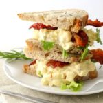 Tarragon and Shallot Egg Salad | No more boring egg salad sandwiches! Fresh tarragon and minced shallot give this egg salad a light and gourmet twist! Plus, the secret to perfectly hardboiled eggs, every time. | http://thechunkychef.com