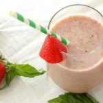 The Chunky Chef | Strawberry Basil Smoothie | Start your morning off right with a nutritious and delicious strawberry basil smoothie! Made with 6 simple ingredients, you'll love how easy it is to make