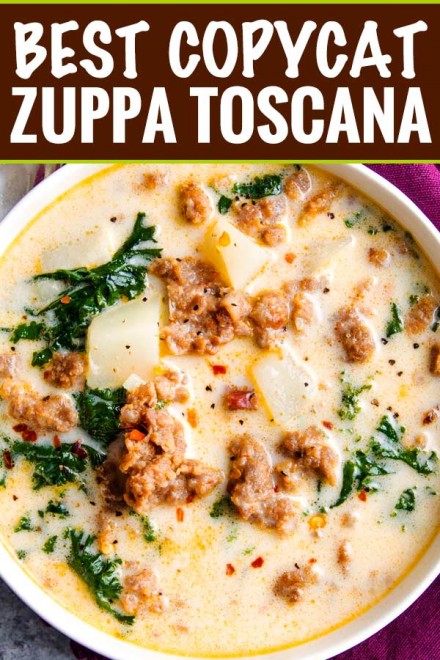 BEST Copycat Zuppa Toscana Recipe - The Chunky Chef