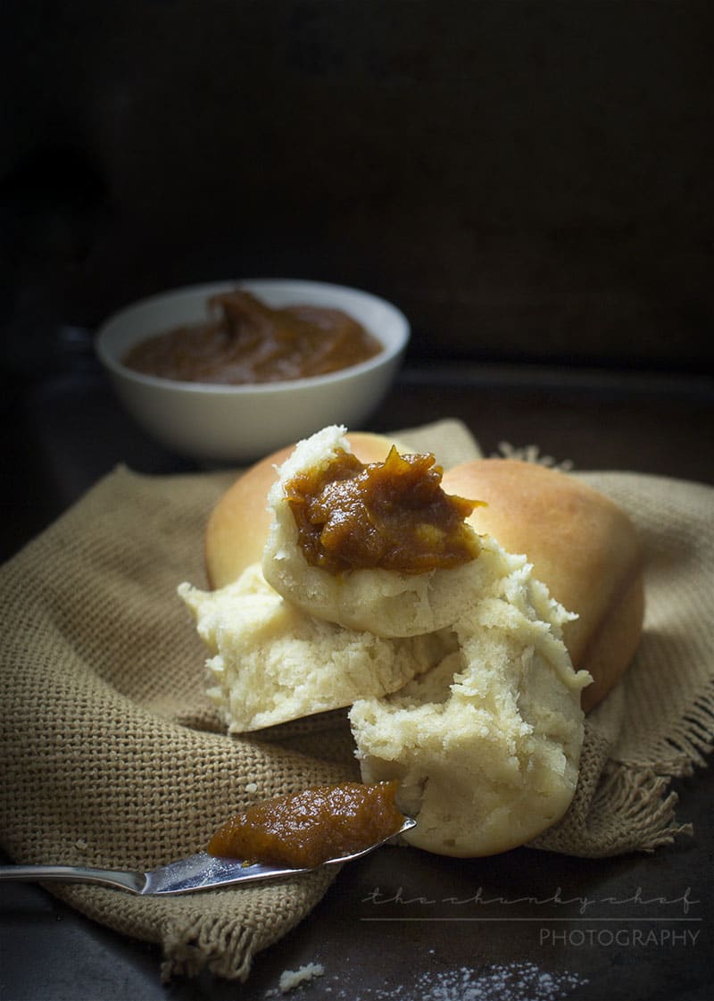 Easy 20 Minute Pumpkin Butter | The Chunky Chef | Rich, velvety and smooth... this pumpkin butter is easy to make and has all the great flavors of Fall! Great as a spread, in baking, or as a gift!