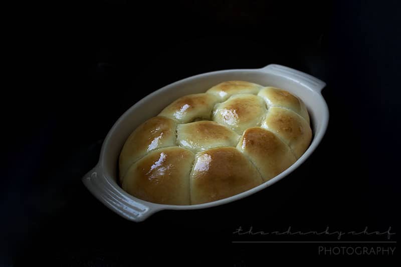 Classic Dinner Rolls - In less than 1 hour! | The Chunky Chef | Everything you love about the soft, pillowy, classic dinner rolls from scratch, but made in SO much less time. Less than 1 hour is all you need!